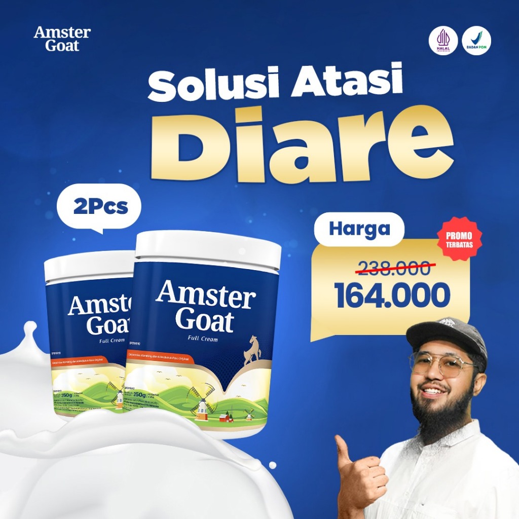 Jual PAKET 2BOX AMSTER GOAT Susu Kambing Amstergoat Solusi Mengatasi