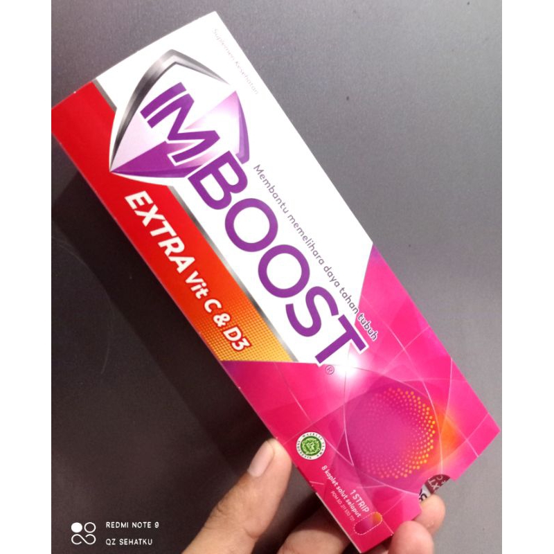 Jual Imboost Extra Vit C D Membantu Memelihara Daya Tahan Tubuh