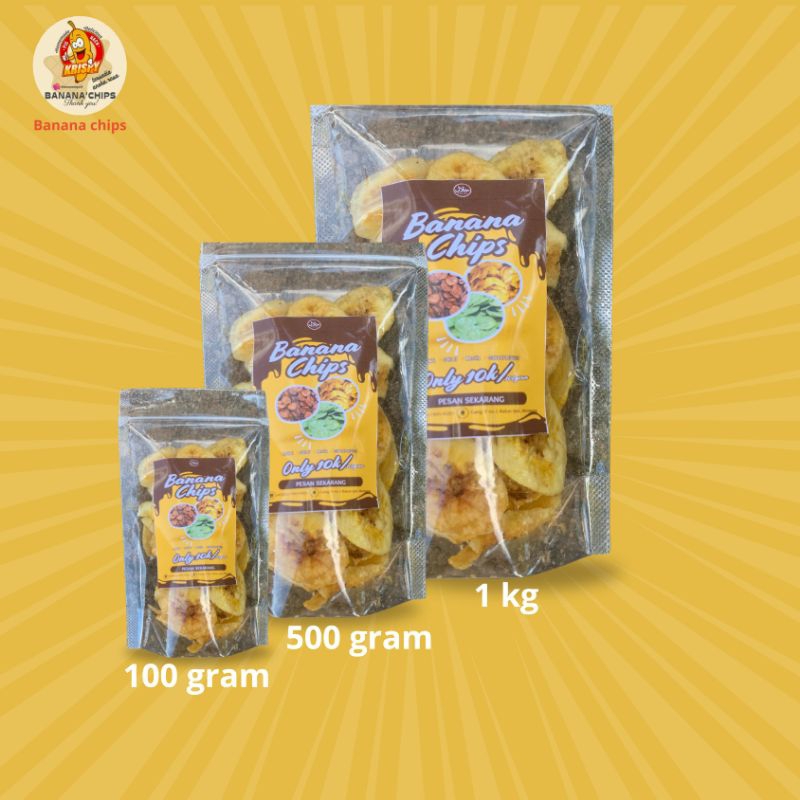 Jual Keripik Pisang Dengan Berbagai Varian Rasa Banana Chips Shopee