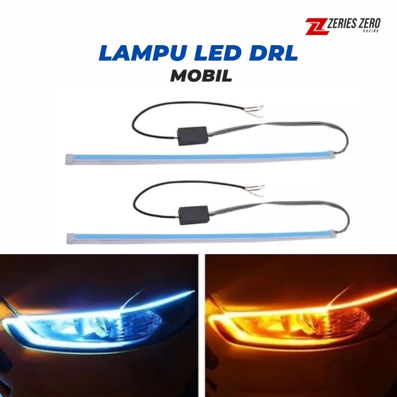 Jual Lampu Led Drl Alis Flexible Sein Running Cm Set Shopee