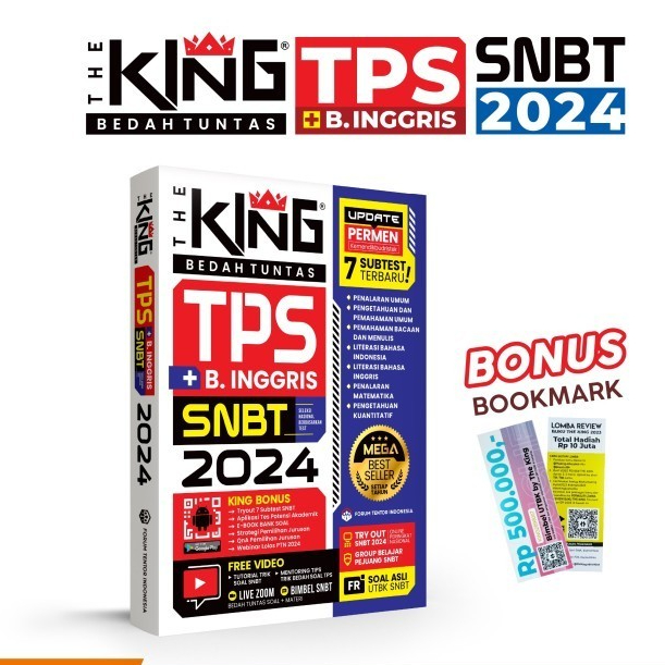 Jual Buku The King Bedah Tuntas Soal Dan Materi Tps Bonus Snbt