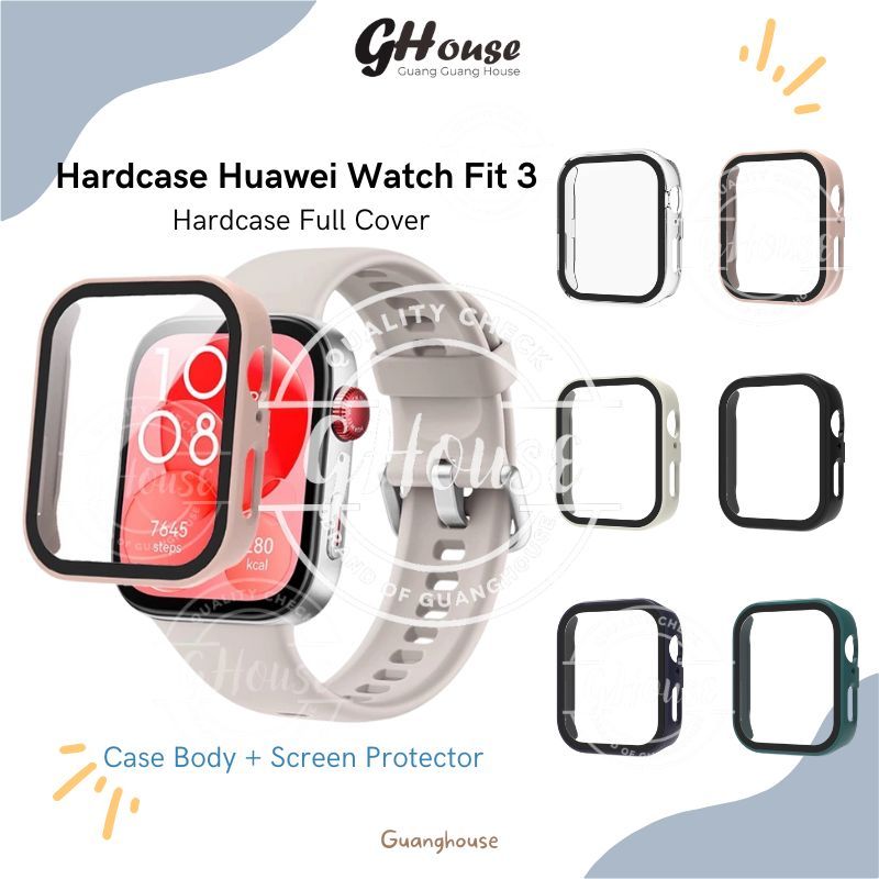 Jual Bumper Case Huawei Watch Fit Pc Hardcase Screen Protector Huawei