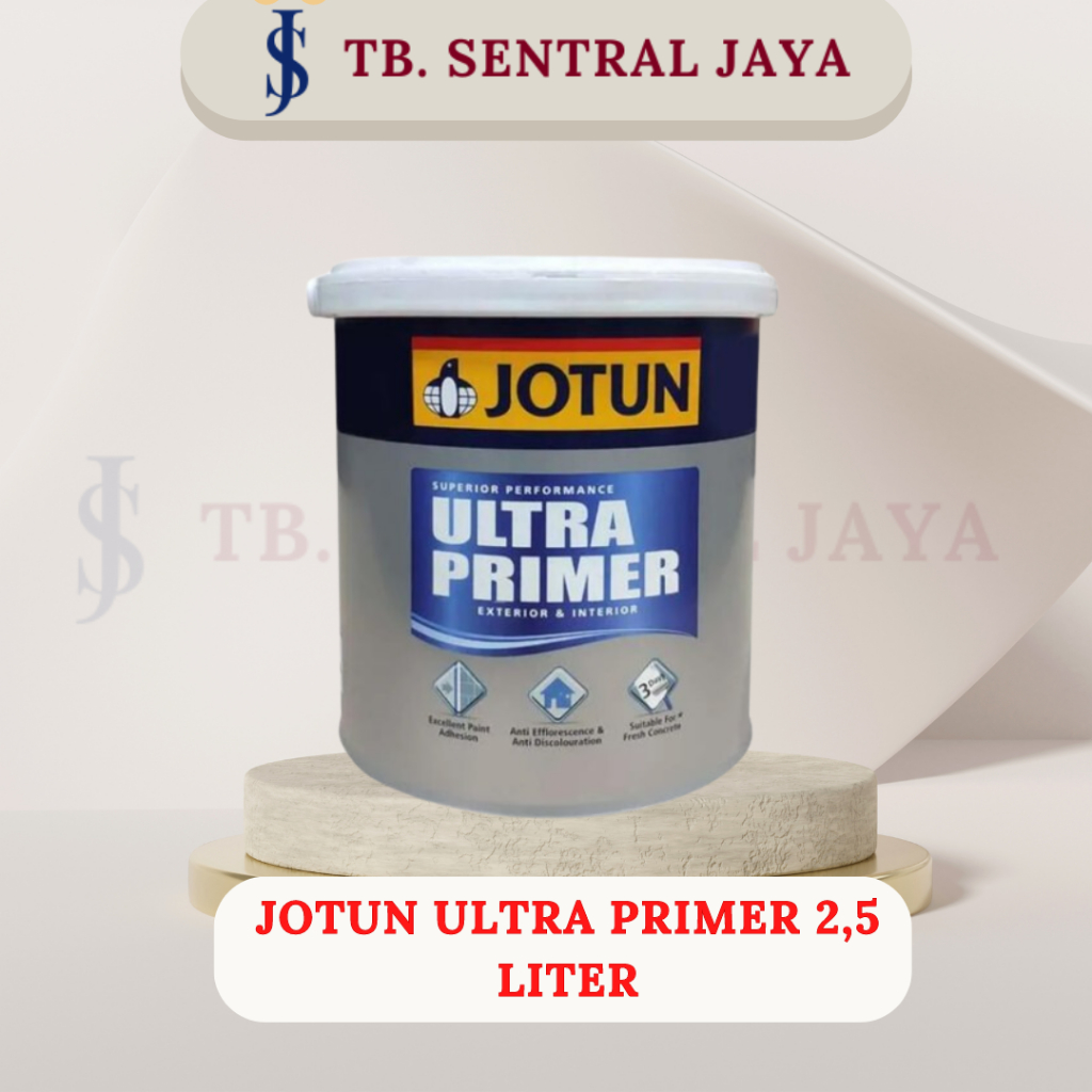 Jual Jotun Ultra Primer 2 5 Liter Cat Tembok Cat Primer Tembok Shopee