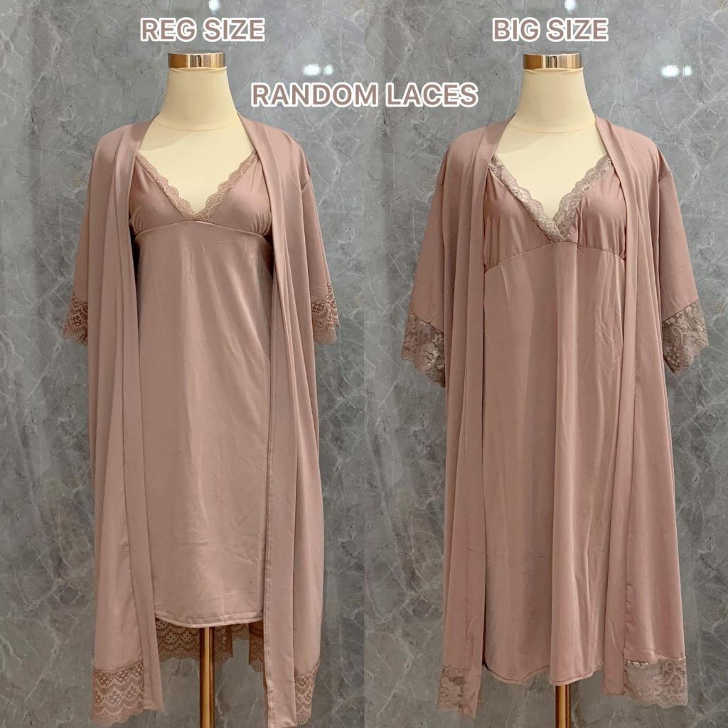 Jual Belinda S Xl Lingerie Dress Dan Kimono Wainodshop Shopee