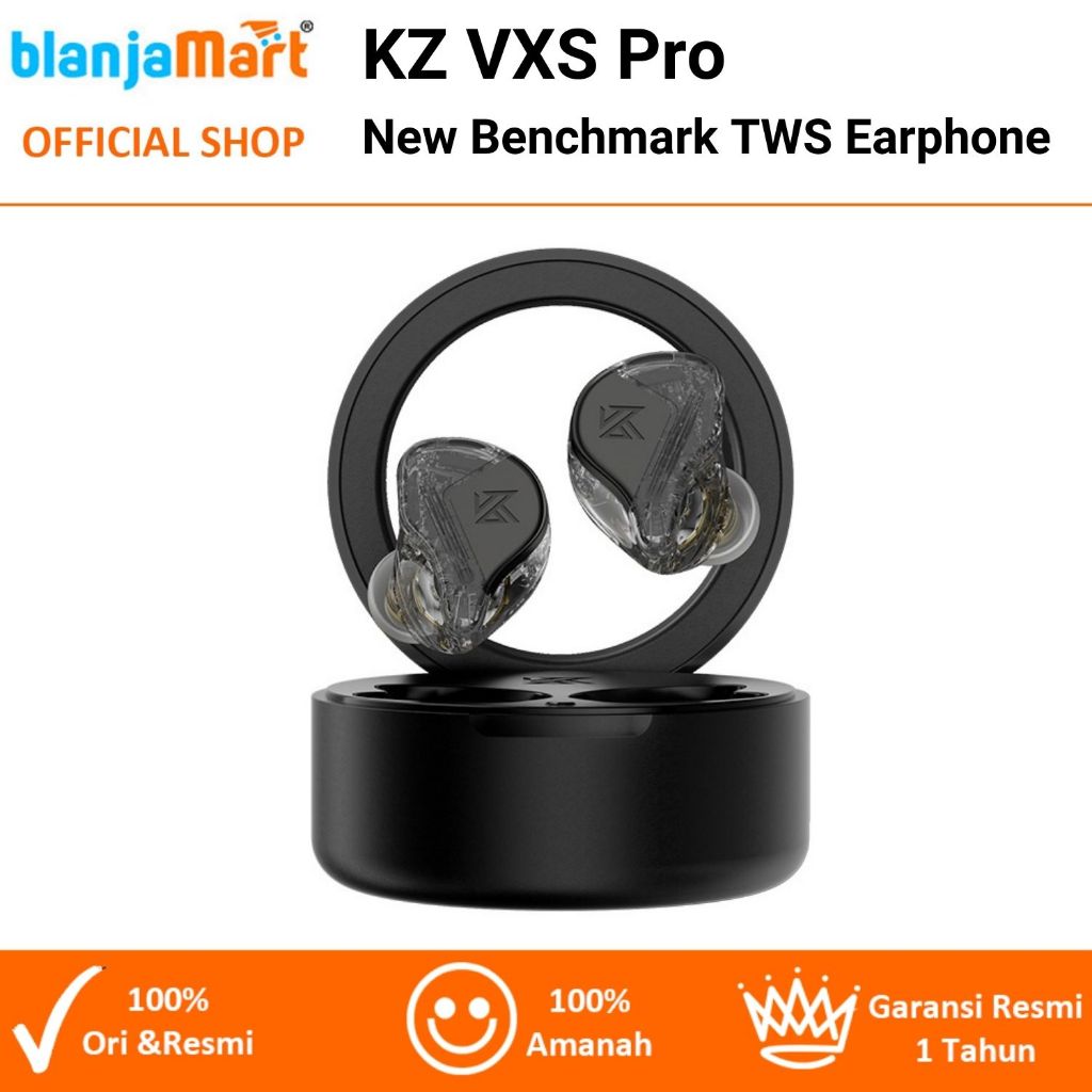 Jual TWS KZ VXS Pro HiFi APTX Bluetooth 5 3 Garansi Resmi Shopee