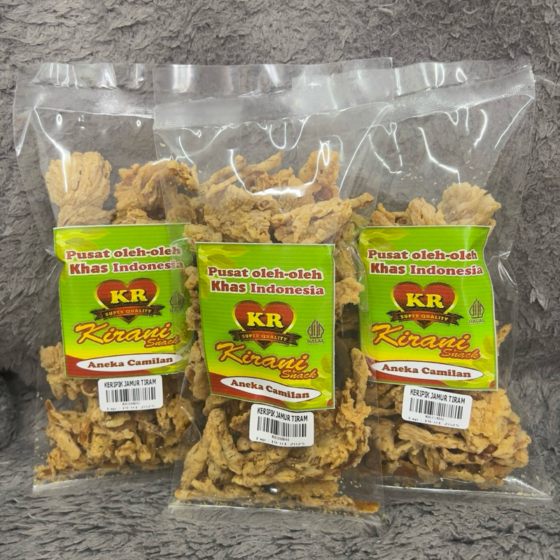 Jual Keripik Jamur Tiram Rasa Gurih Super Kriuk Shopee Indonesia