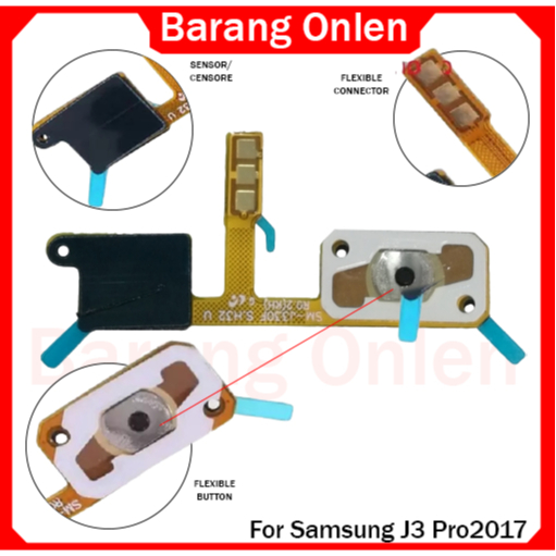 Jual Samsung J3 Pro 2017 Flexible Tombol Home Button Tombol Tengah