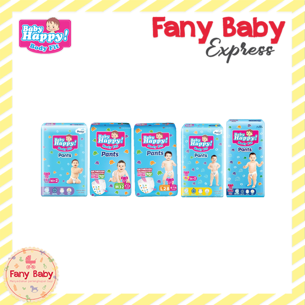 Jual BABY HAPPY DIAPERS BODY FIT PANTS POPOK CELANA BEST SELLER