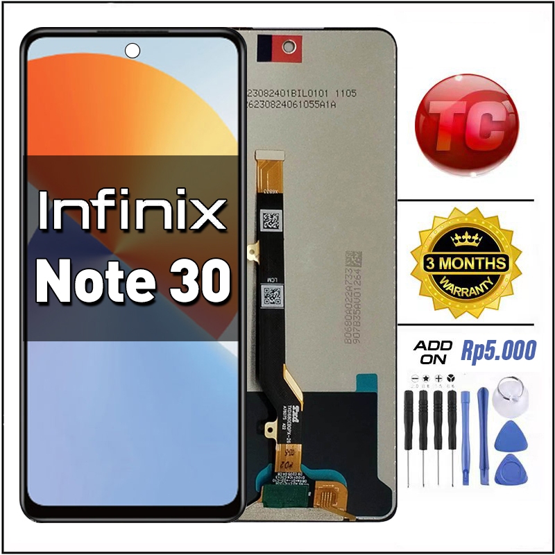 Jual LCD Infinix Note 30 Original Touchscreen Fullset For Glass Touch