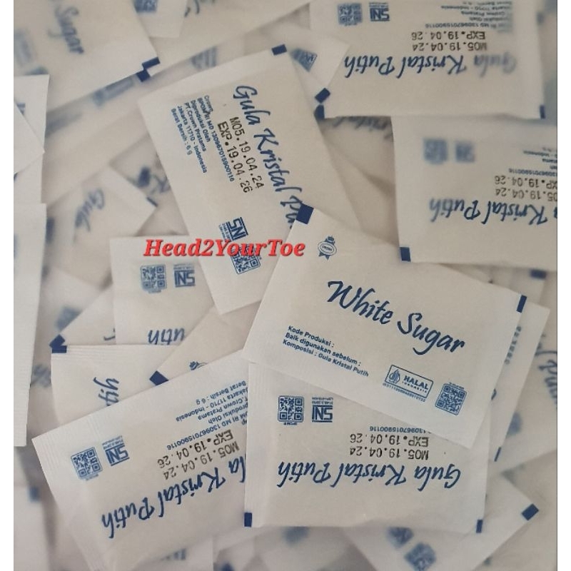 Jual Gula Sachet Gula Pasir Sachet Pack Isi S Shopee Indonesia