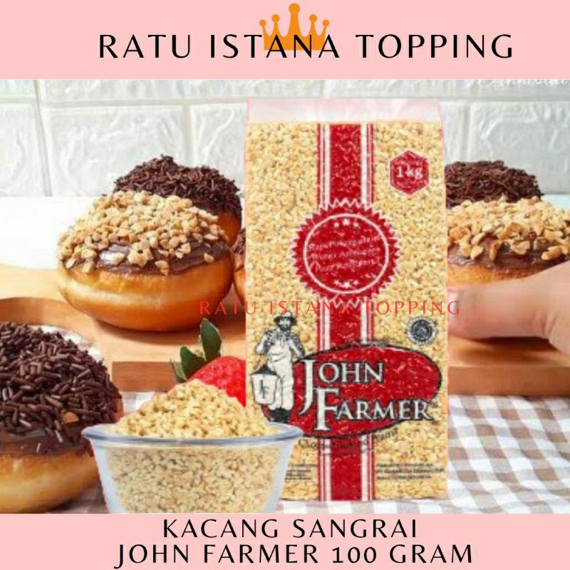 Jual Kacang Sangrai John Farmer Gr Topping Donat Topping Roti