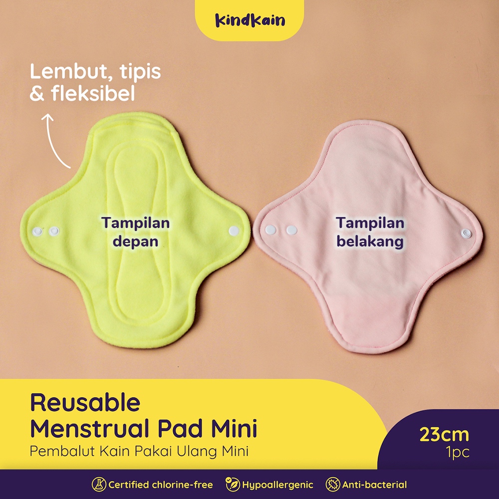 Jual Kindkain Pembalut Kain Wanita Cuci Pakai Ulang Menstrual Pad