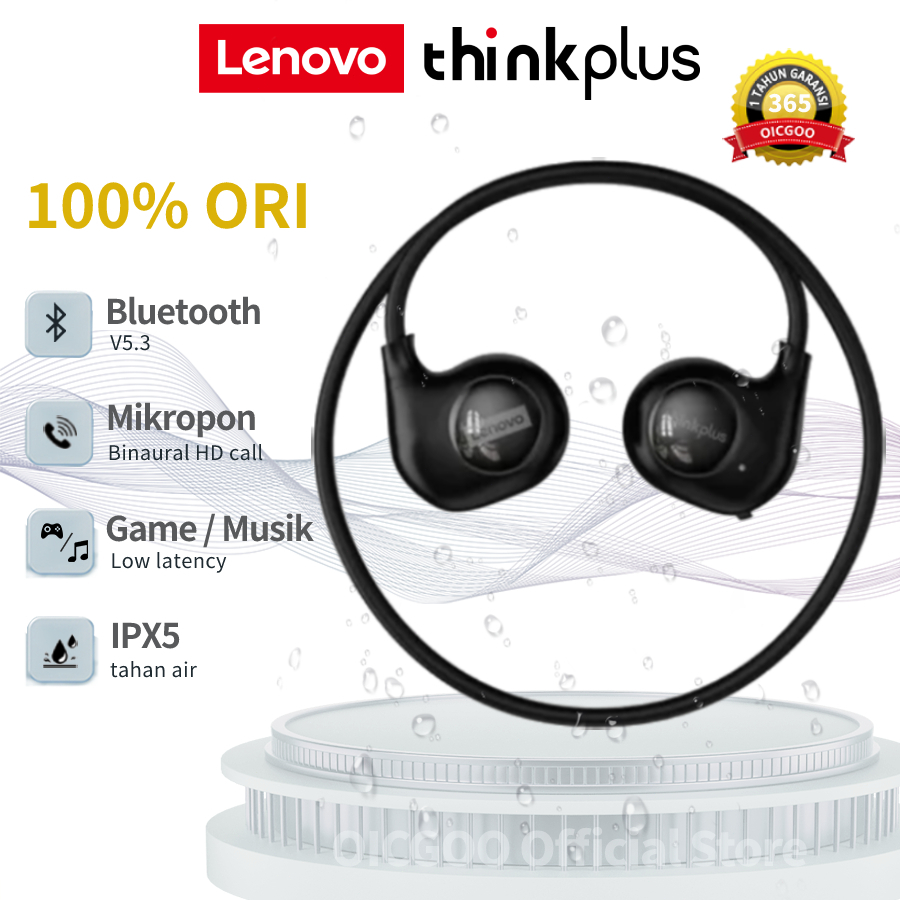 Jual 100 Ori Lenovo Thinkplus XT95II Headset Bluetooth V5 4 Open Ear