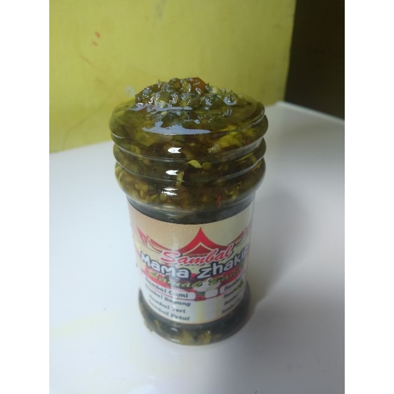 Jual Sambal Ijo Padang Spesial Sambal Hijau Khas Padang Botol Sambal