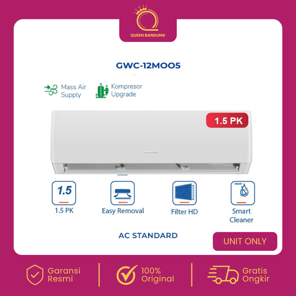 Jual Gree Ac Standard Ac Pk Gwc Moo A Kompressor Upgrade Warna