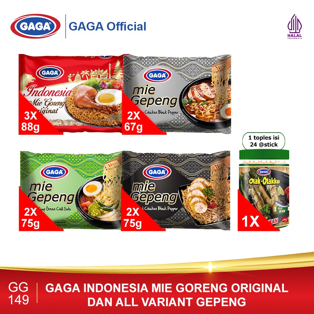 Jual Gaga Indonesia Mie Goreng Original Mix Gaga Gepeng All Variant