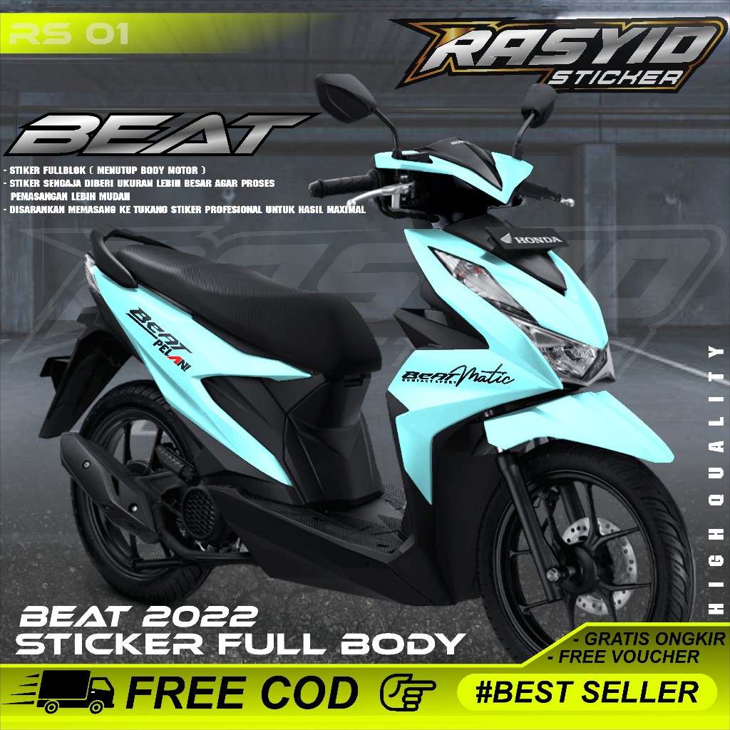 Jual Cod Decal Sticker Full Body Honda Beat Deluxe Beat Street Beat Cbs