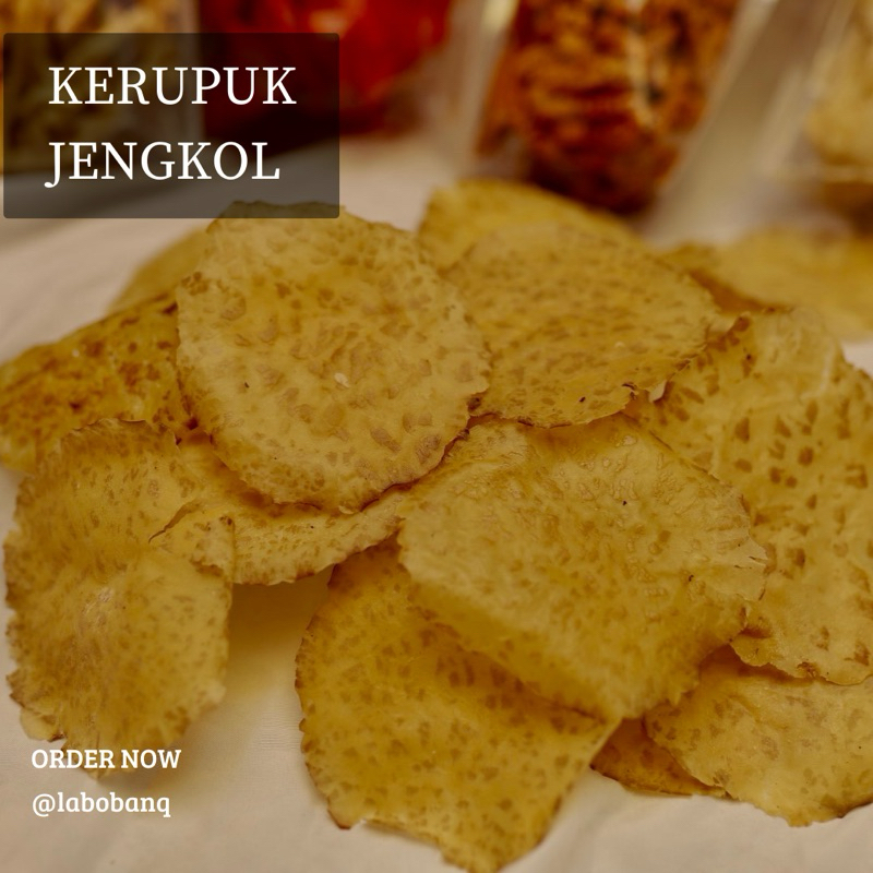 Jual KERUPUK JENGKOL KARUPUAK JARIANG MENTAH 250gram Shopee Indonesia