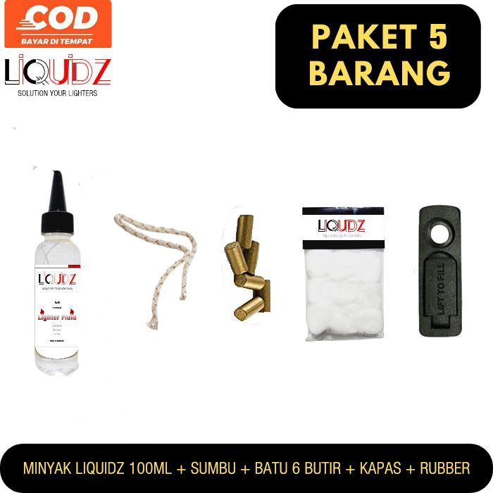 Jual Paket Komplit Minyak Isi Ulang Jippo Korek Api Ml Shopee