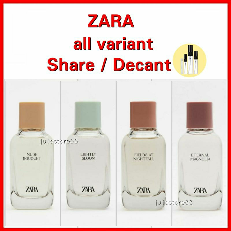 Jual Decant Share Parfum Zara Eternal Magnolia Nude Bouquet Lightly