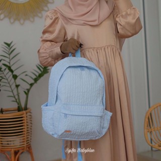 Jual TAS RANSEL BACKPACK WANITA MUSLIMAH VANILLA HOUSE SYIFA BAG