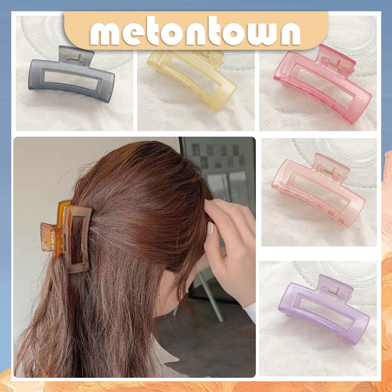 Jual Metontown Jepit Rambut Salon Transparan Jedai Rambut Wanita