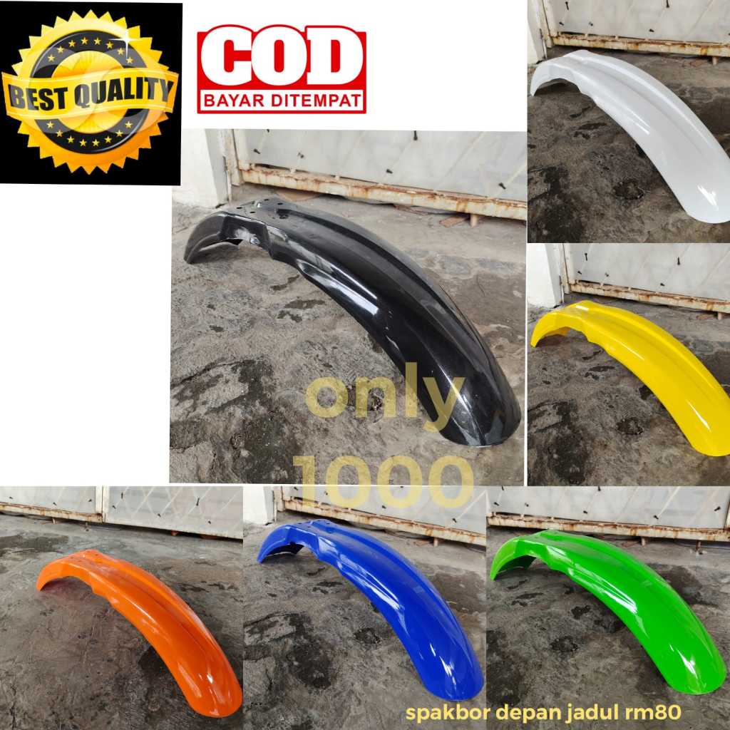 Jual SPAKBOR DEPAN JADUL RM 80 SLEBOR FRONT FENDER RM 80 TRAIL