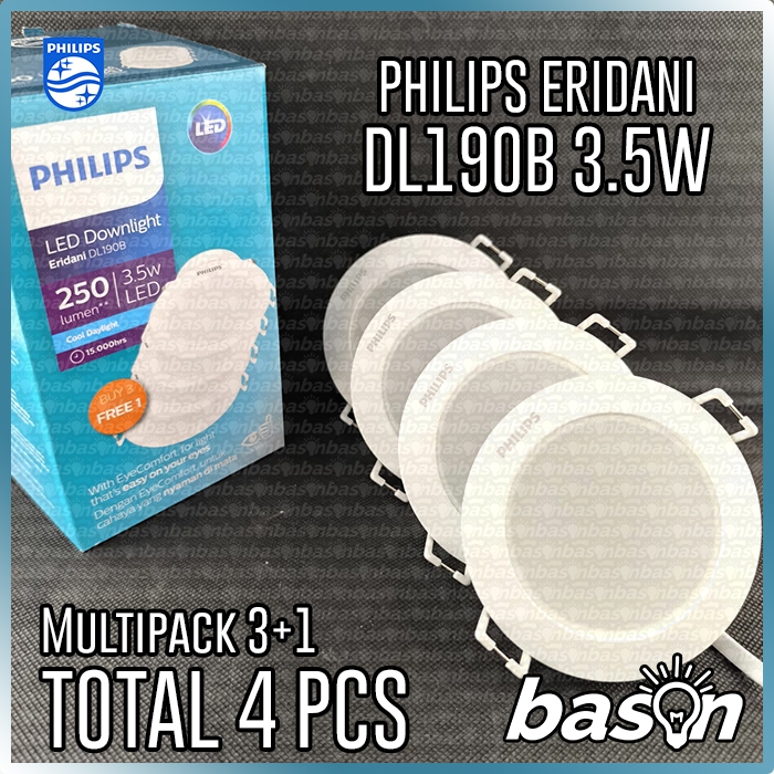 Jual Philips Multipack Eridani Dl B W Inch D Lampu Plafon