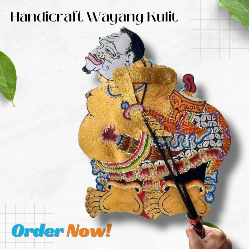 Jual Wayang Kulit Semar Versi Seno Alusan Ukuran Standar Dalang