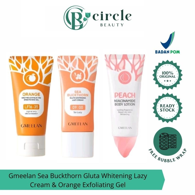 Jual Gmeelan Sea Buckthorn Gluta Whitening Lazy Cream Gr Orange