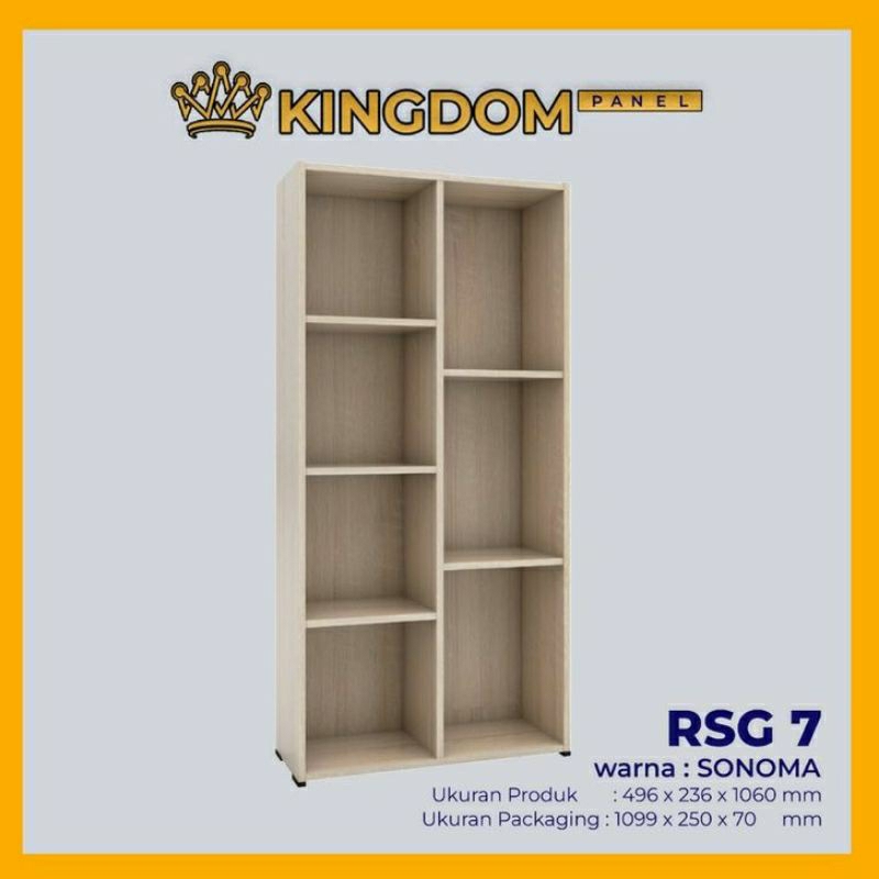 Jual Kingdom RSG 7 Rak Buku Rak Serbaguna Shopee Indonesia