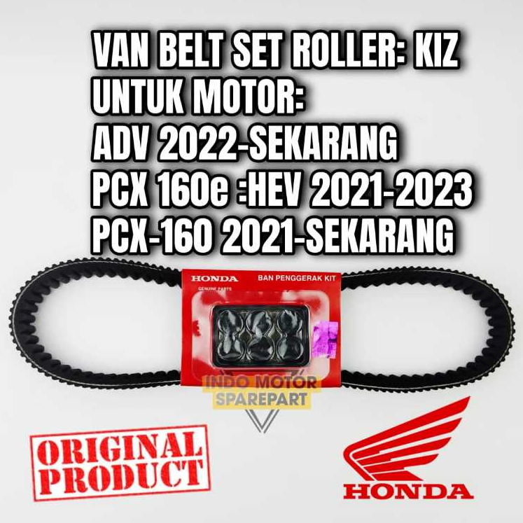 Jual Vanbelt Roller Set Asli Honda Pcx Ahm Adv Kiz Ori Honda