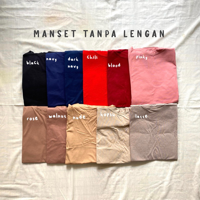 Jual Manset Tanpa Lengan Manset Buntung Manset Kaos Adem Manset