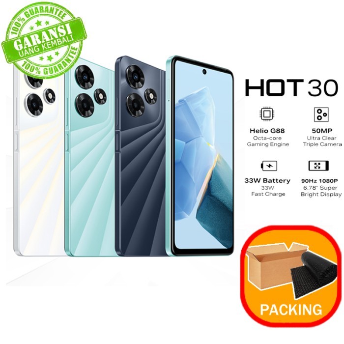 Jual Infinix Hot 30 Ram 8Gb Rom 256Gb Fullset BERGARANSI Shopee Indonesia