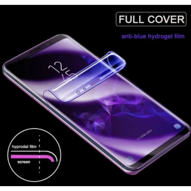 Jual Anti Gores Hydrogel Jelly Blue Light Clear Film Full Cover Xiaomi