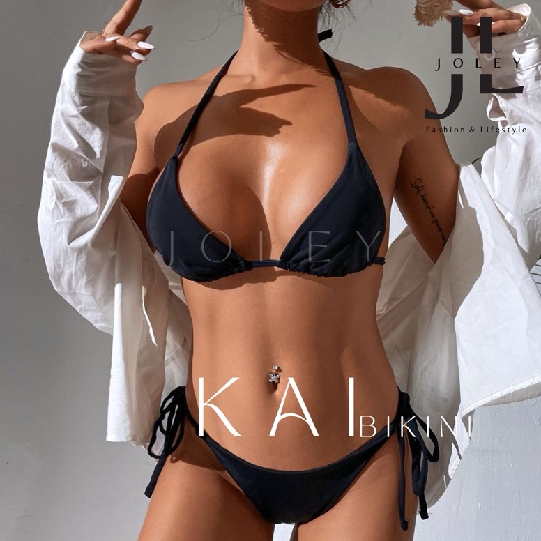 Jual KODE Y73Z Bikini Set Classic Free Size Fit To L KAI Solid Bikini