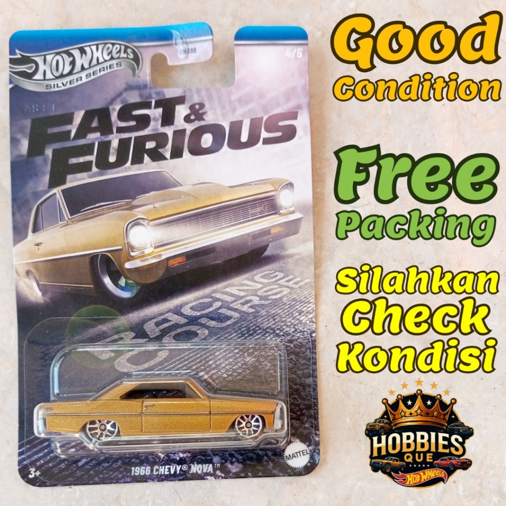 Jual Hot Wheels Silver Series Fast Furious Racing Course Series