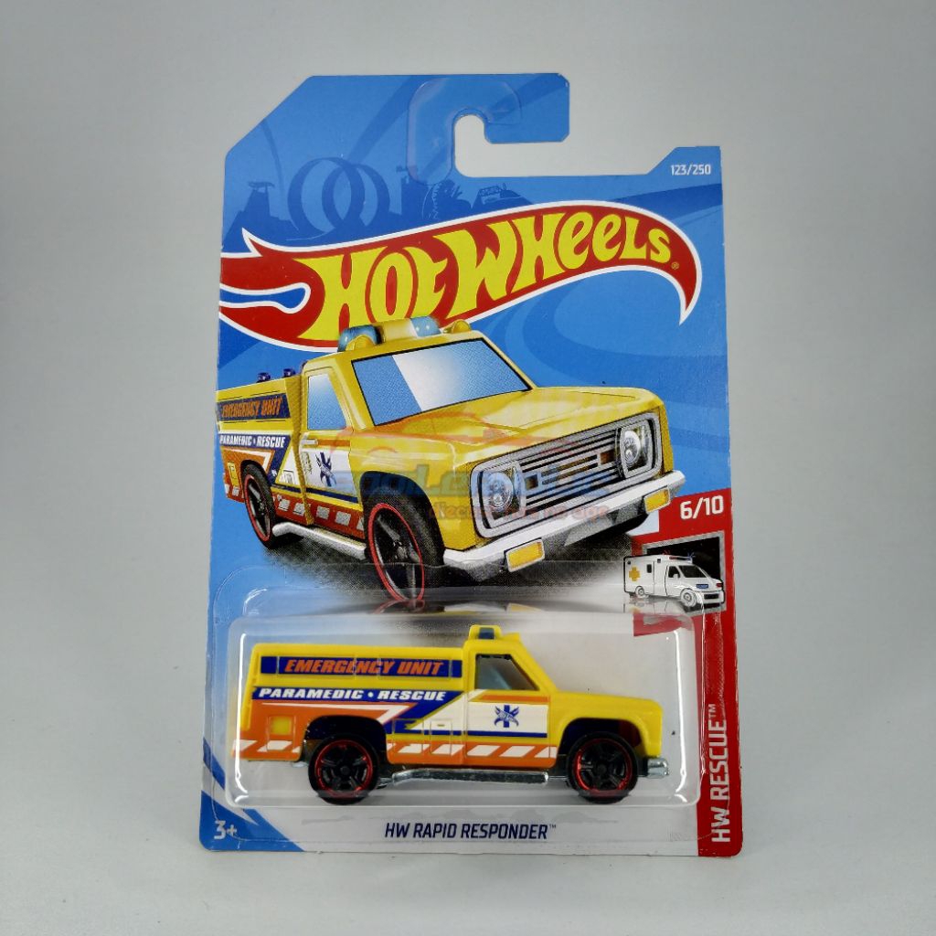 Jual Hot Wheels 2019 HW Rapid Responder Yellow Shopee Indonesia
