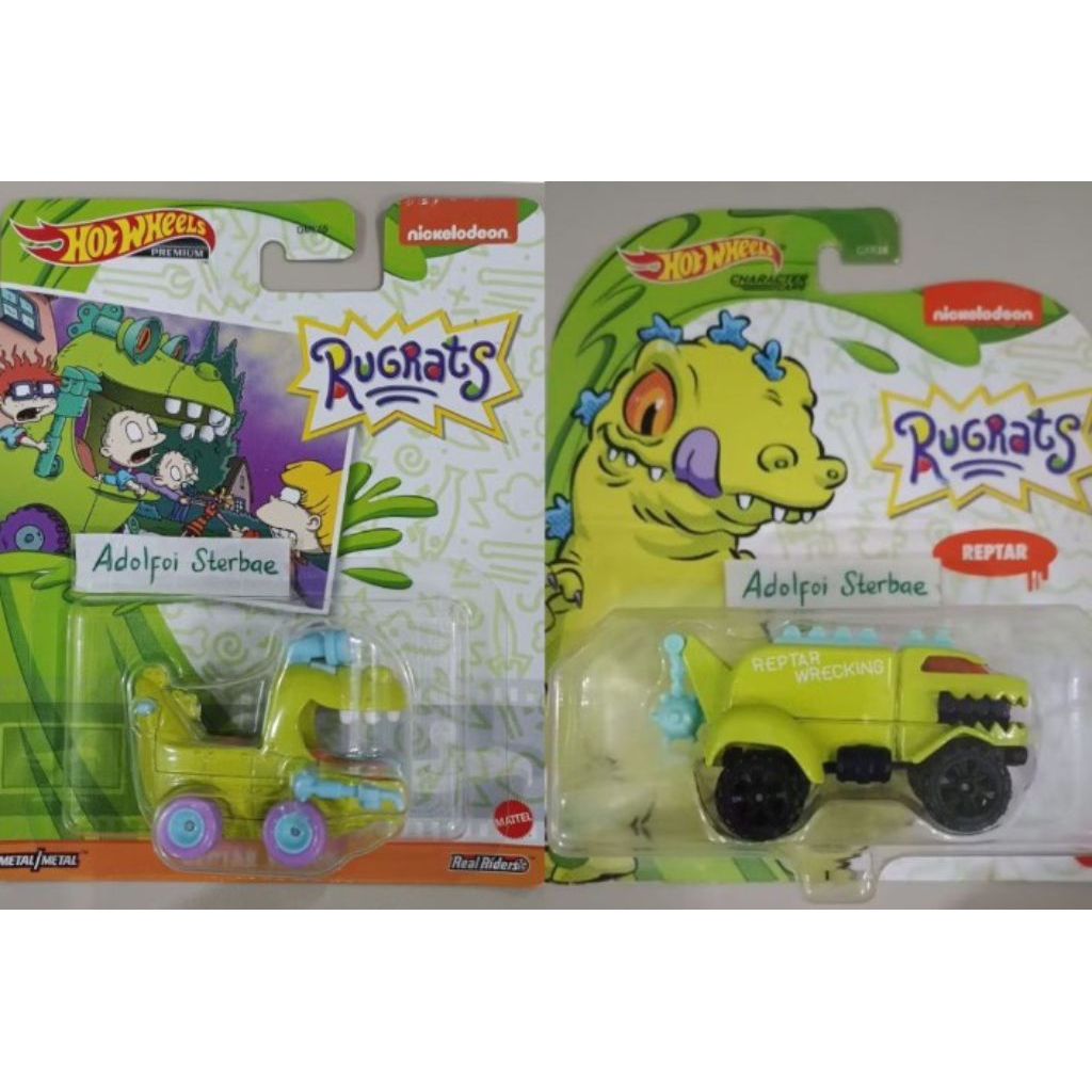 Jual Hotwheels Hot Wheels Premium Reptar Wagon Dragon Edisi Rugrats
