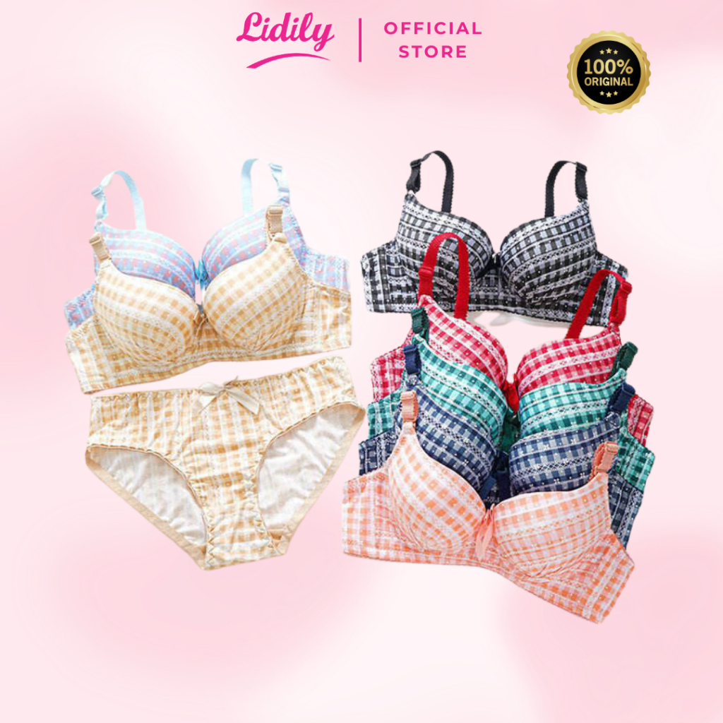 Jual Lidily Setelan Bra Celana Dalam Wanita Lingerie Sexy Kawat