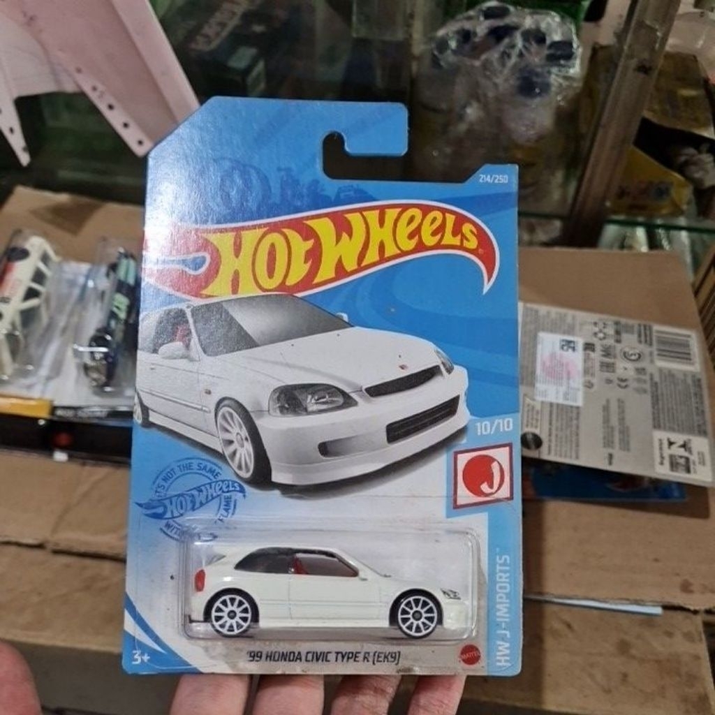 Jual Hot Wheels Hotwheels Honda Civic Ek9 Type R White Putih Card Not