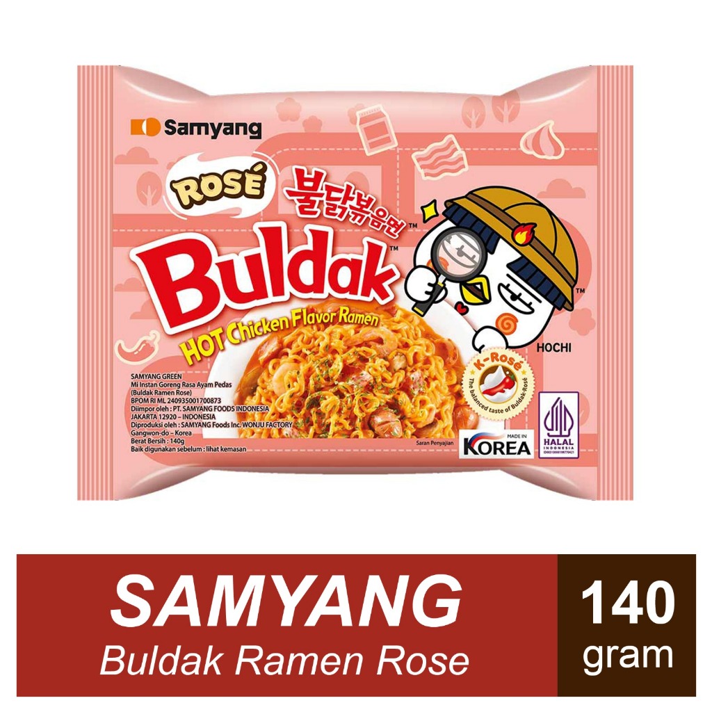 Jual Samyang Rose Buldak Hot Chicken Flavor Ramen Berat 140gr Exp April