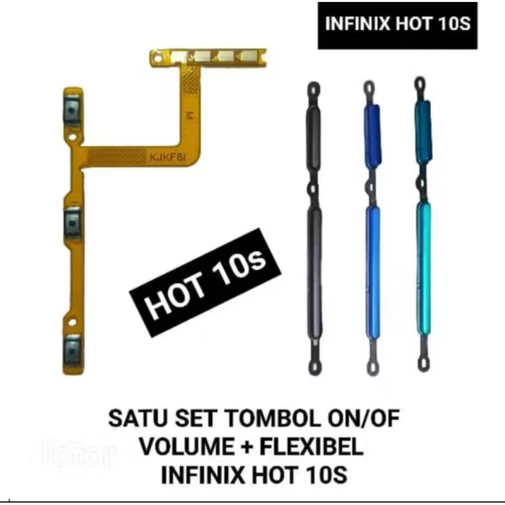 Jual Tombol Power Flexible On Off Volume Infinix Hot 10s Hot 11s 1