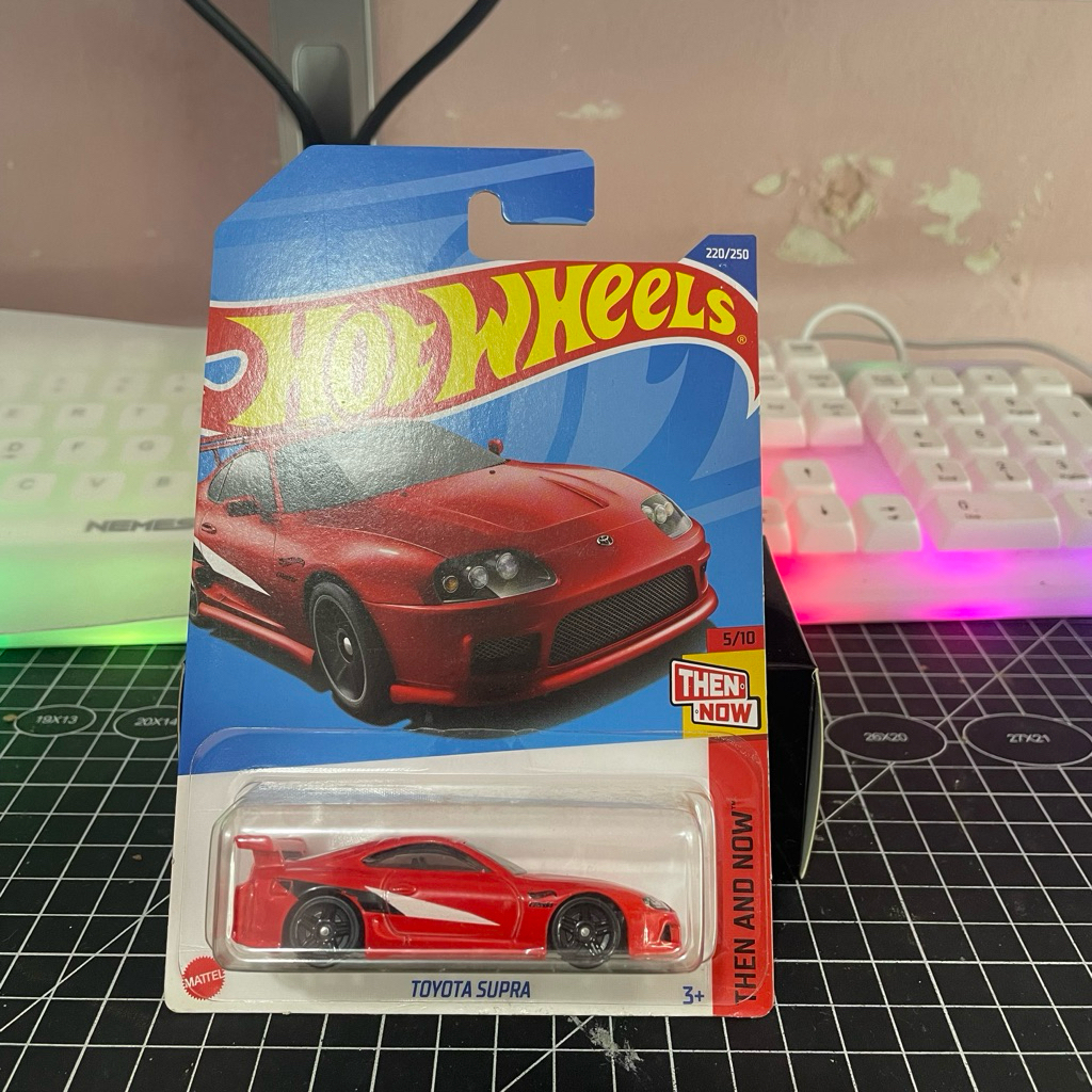Jual Hot Wheels Toyota Supra Mk4 Then And Now Merah Shopee Indonesia