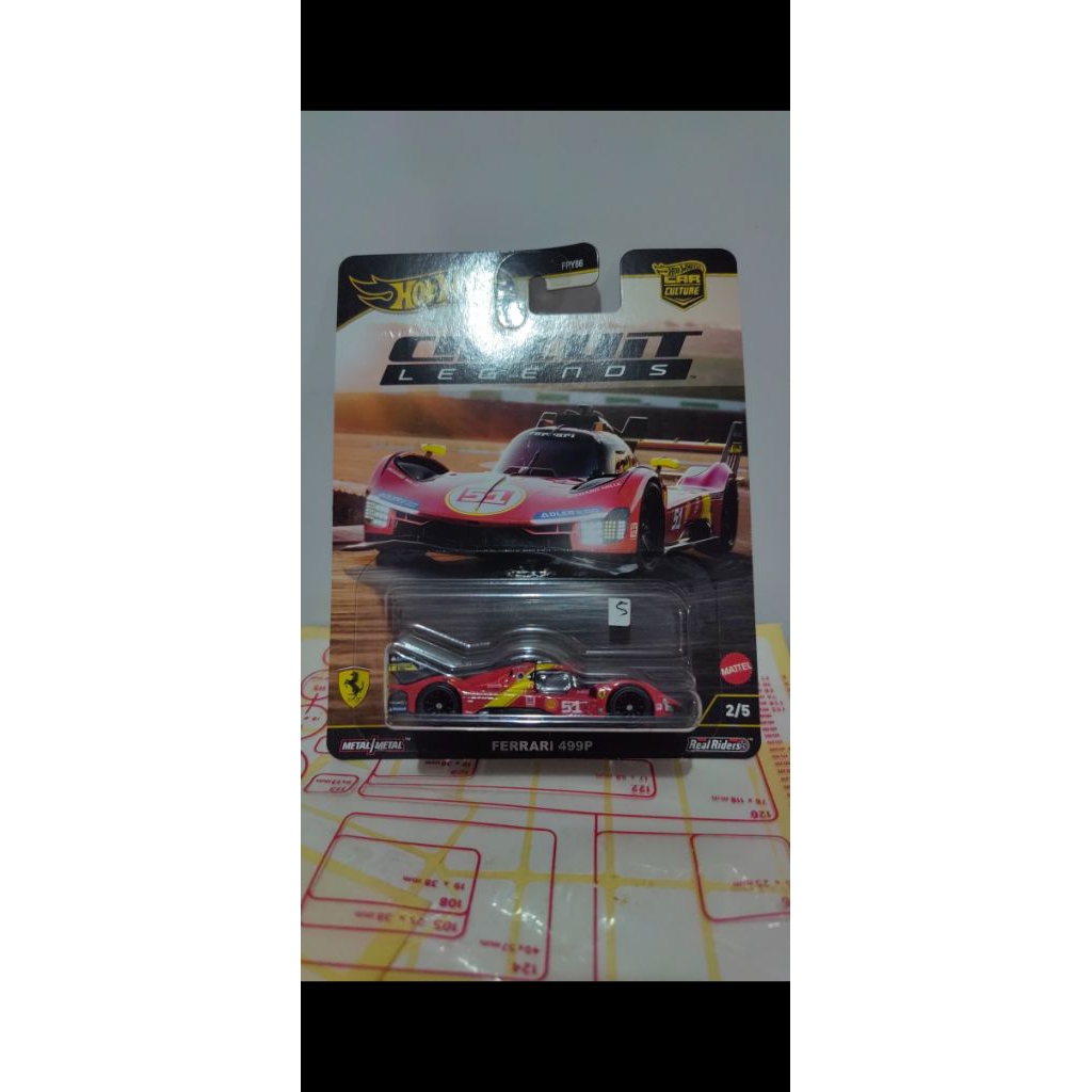 Jual HOT WHEELS PREMIUM CIRCUIT LEGENDS FERRARI P MERAH Shopee Indonesia