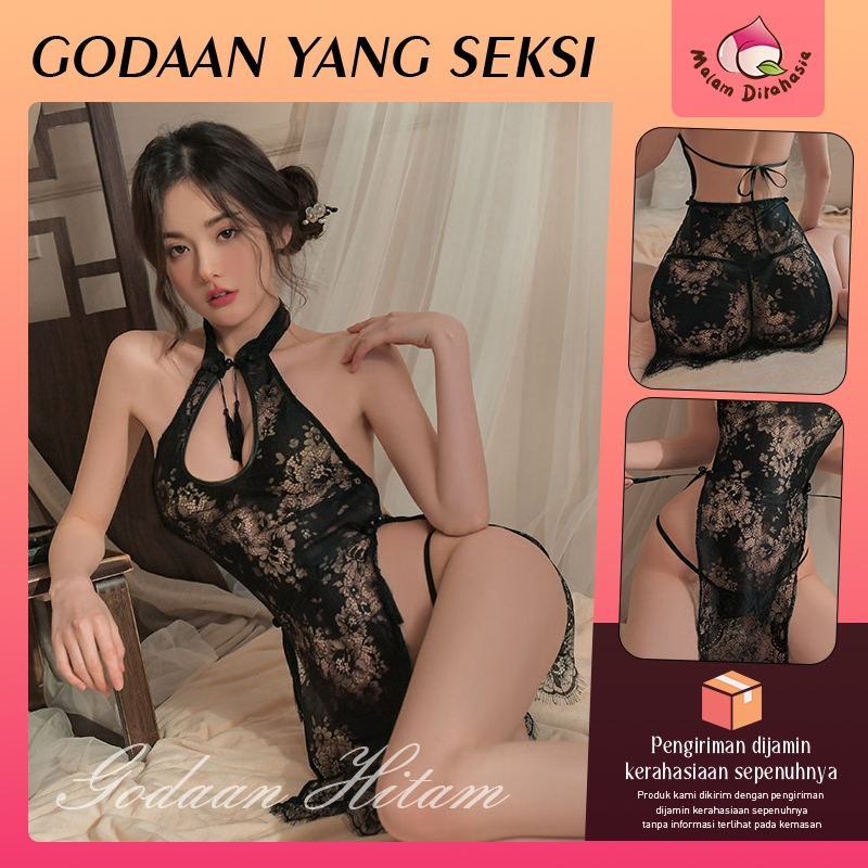 Jual Malam Dirahasia Lingerie Sexy Cosplay Dress Wanita Transparan