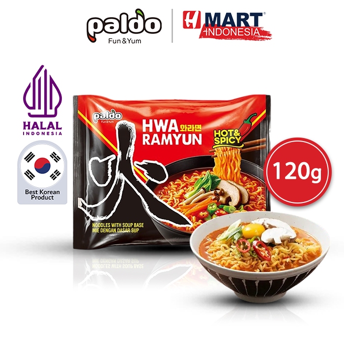 Jual Paldo Hwa Ramyun Hot Spicy Mie Instan Ramyun Pedas Korea