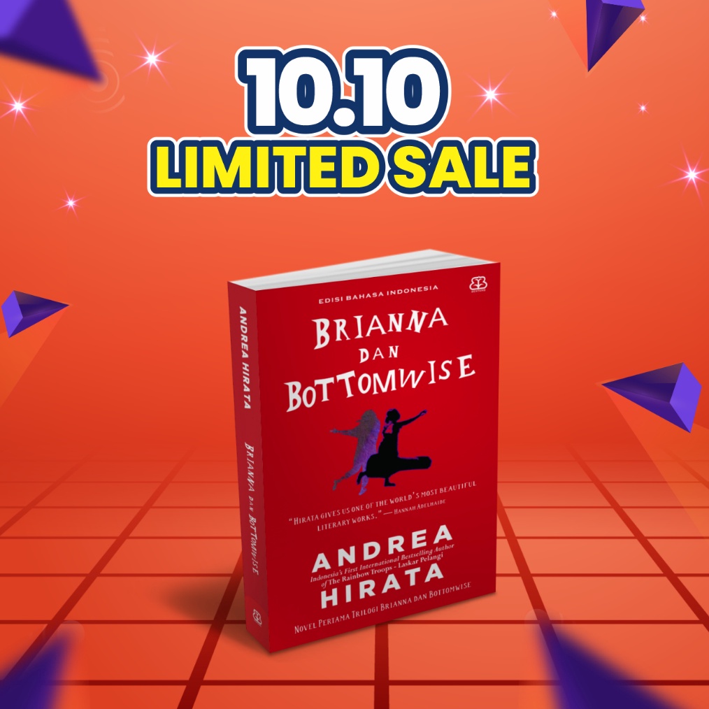 Jual KODE O26D Bentang Buku Novel Brianna Dan Bottomwise Andrea Hirata