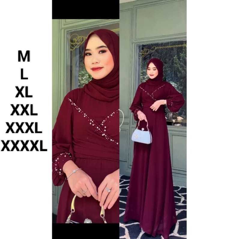 Jual Cod Gamis Wanita Super Jumbo M L Xl Xxl Xl Xl Ld Ccm