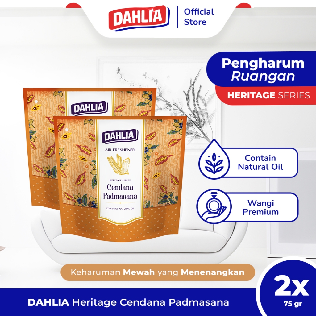 Jual Twin Pack Dahlia Air Freshener Heritage Series Cendana Padmasana